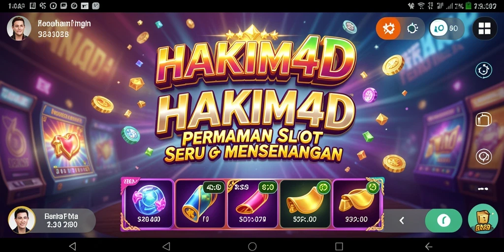 Screenshot HAKIM4D menunjukkan gameplay slot yang menegangkan dan seru.