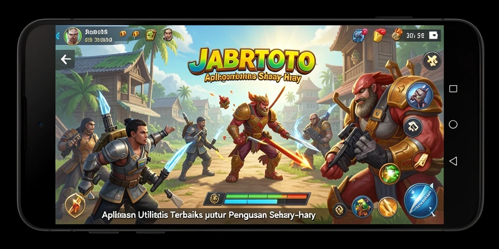 Tampilan utama JABARTOTO dengan fitur pengingat dan manajemen tugas.
