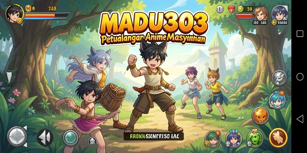 Gameplay yang menarik dengan karakter anime yang ikonik.