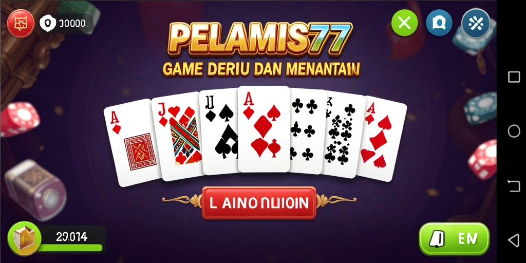 Screenshot gameplay Domino PELAMIS77 yang menampilkan aksi seru dan grafik menarik.
