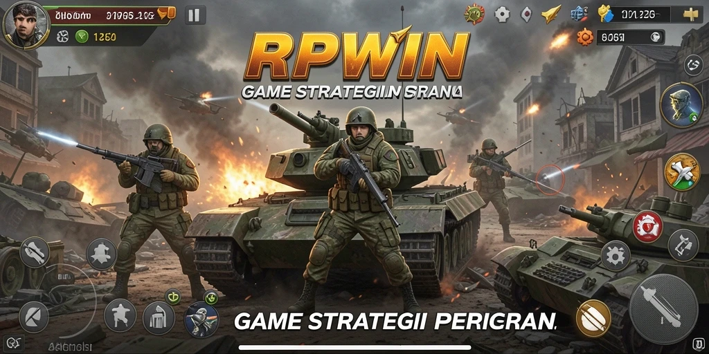 Tampilan gameplay menegangkan dalam RPWIN, penuh strategi dan aksi.